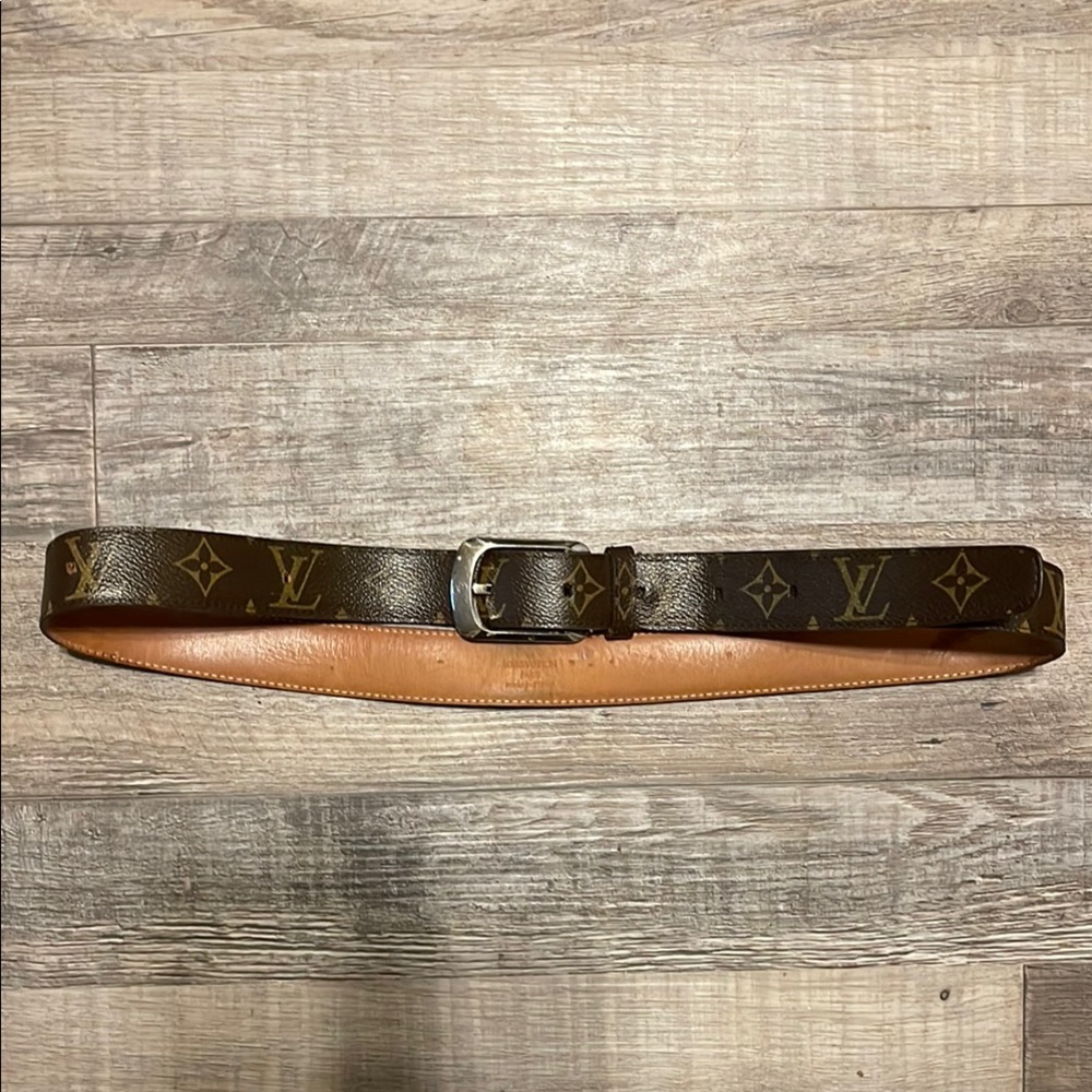 Louis Vuitton Brown Monogram Belt